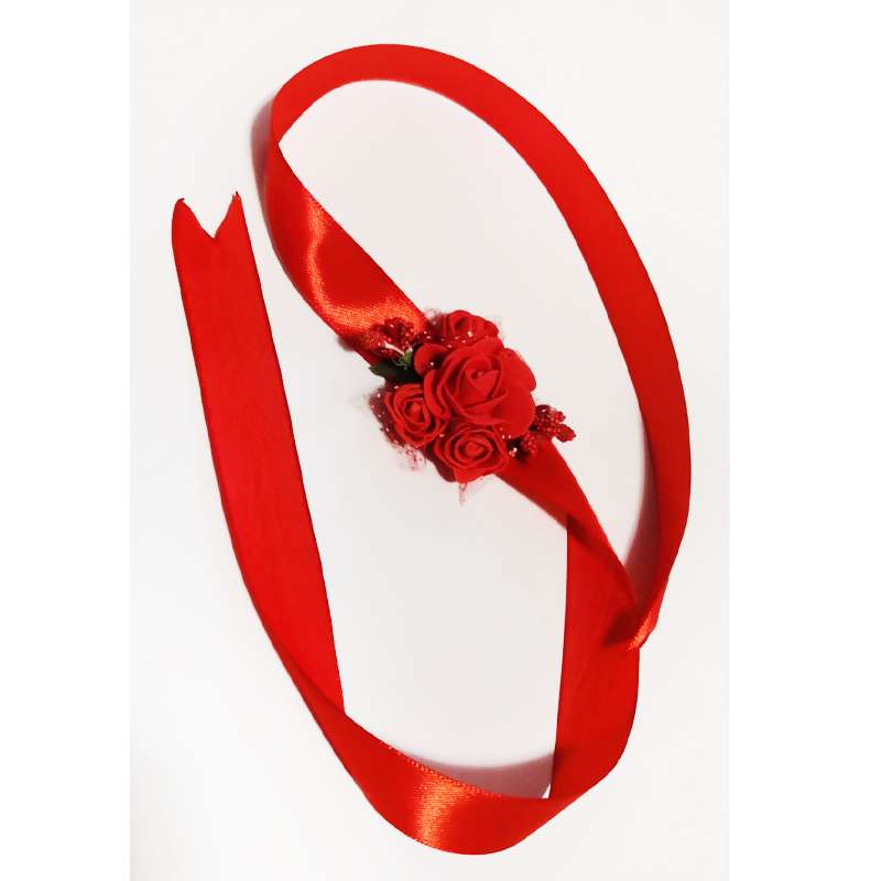 Floare de mana bratara rosie