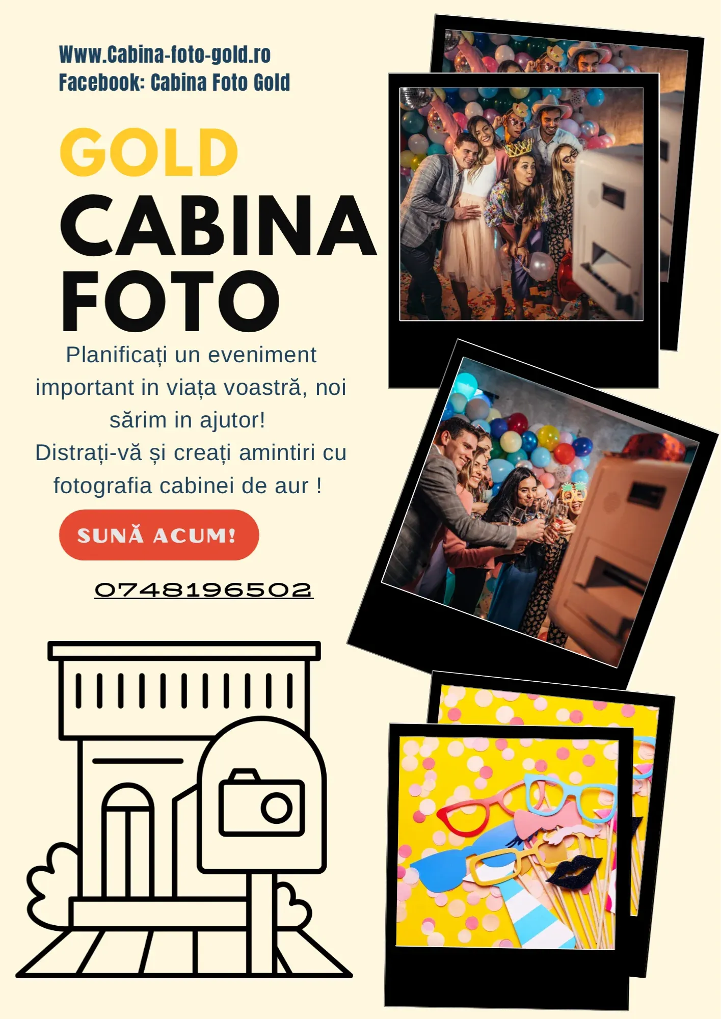 Cabina Foto Gold
