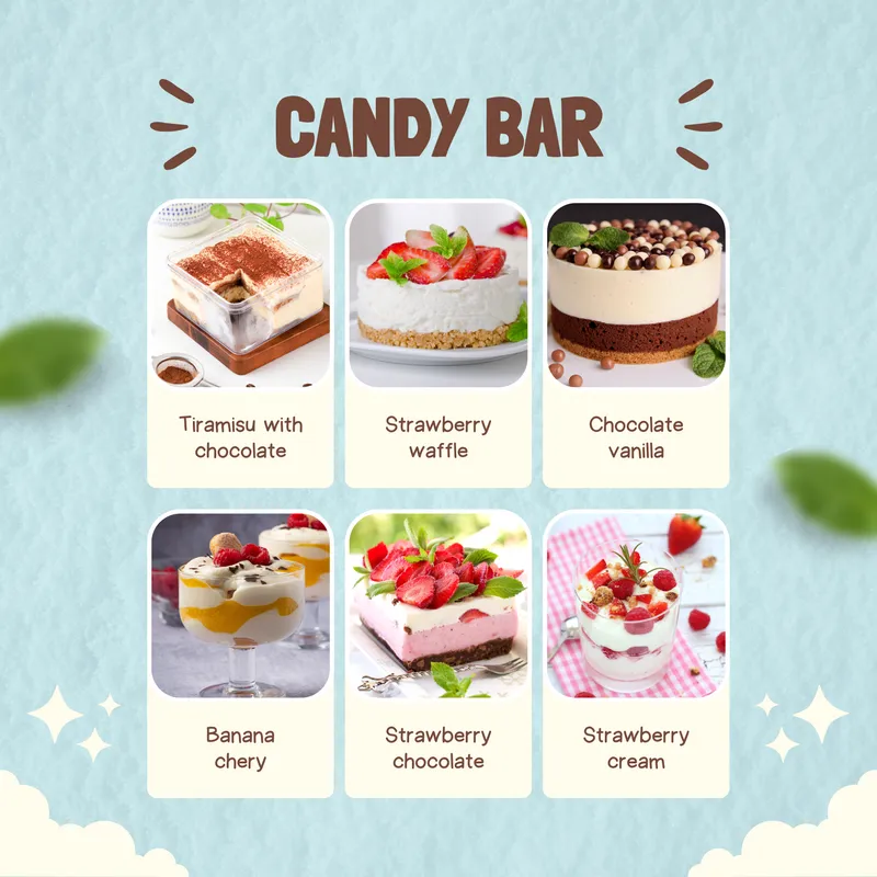 Descoperă magia candy bar-ului!