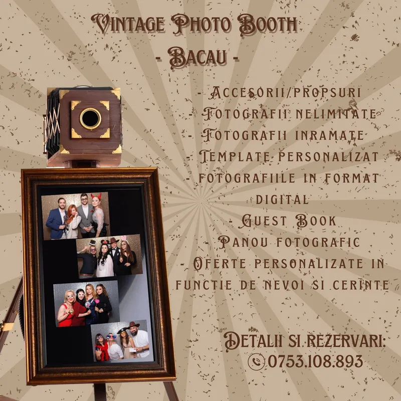 Vintage Photo Booth Bacau - furnizor evenimente